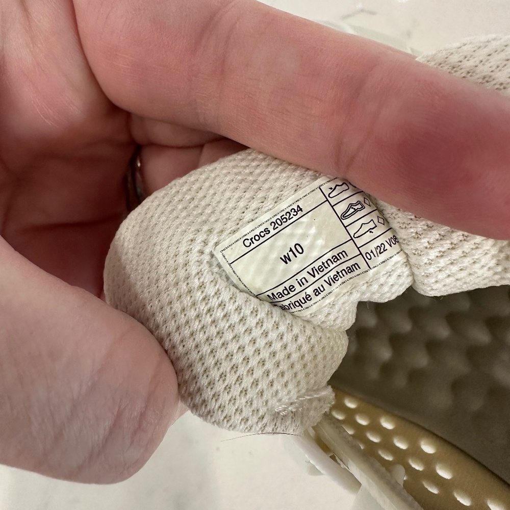 Good Used Condition Crocs LiteRide Pacer Sneakers - Picture 3 of 4